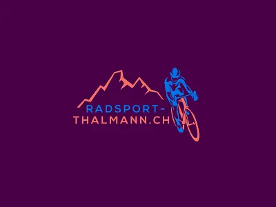 Radsport Thalmann Logo branding business logo creative design logo logo design minimal logo minimalist logo modern logo