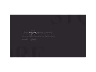 Store Locator animation art direction design minimal motion ui uiux webdesign website