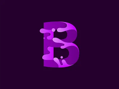 Letter B colorful illustration illustrator letter letter art letter b