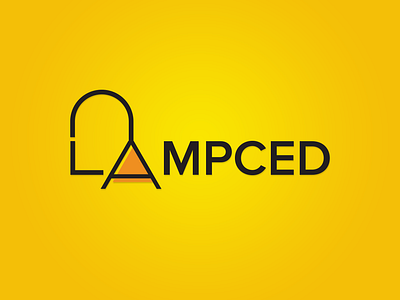 lampced logo brand illistration lamp logo lamp