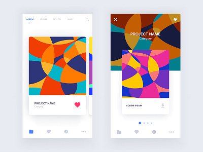 Application UI design app design flat icon ios minimal ui ux vector web website