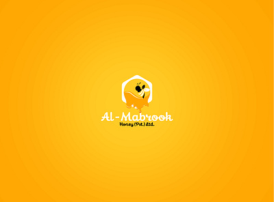 Al Mabrook bee bee logo branding business clean corporate creative design farm graphic hexagon hive honeybee idea identity illustration innovation logo organic typography