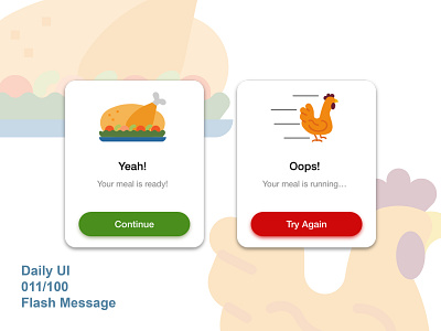 Daily UI 011 Flash Message dailyui 011 dailyui100 flashmessage