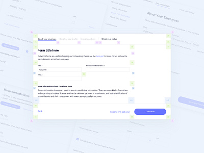 Dynamic Forms Design System app app design dashboard form builder form design form elements form field forms information architecture interaction design interface design ui user experience