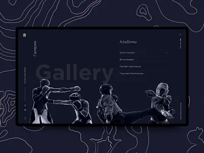 Martial Arts Association design minimal ui ux vector web website