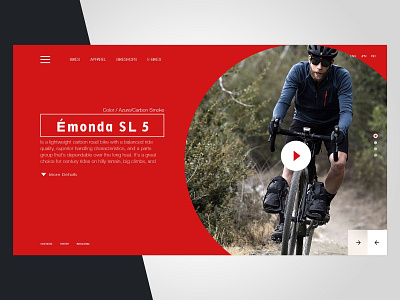 Bike Return Daily 05 app bike ride design landing page nature ride app ui ux web website