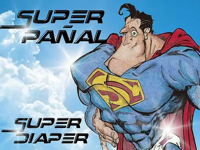 It's a bird, it's a plane, do you have diapers? It's Superman broshure cartoon charachter design comic comic art dc digital disney draw hand draw illustration magazine marvel pencil superman ui design ux design web