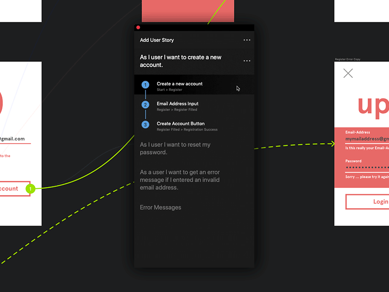 Superflow Panel Antimation animation interaction panel process sketch sketch plugin ui ux ui