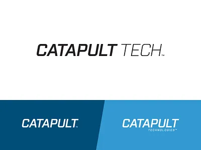 Catapult Tech catapult color design identity lockup logo logotype tech tech logo technologies typography