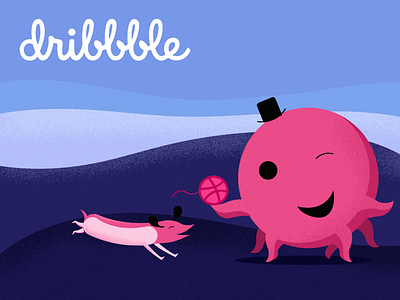 Oswald for my Dribbble fam dribbble dribbble ball dribbble best shot illustration oswald