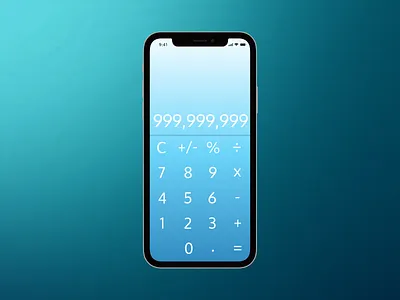 Daily UI #004 Calculator 004 calculator dailyui 001 ui ux design