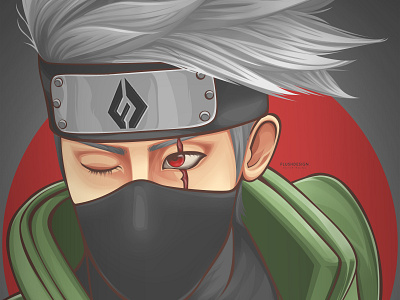 Kakashi animation design illustration photoshop photoshop animation vector vector animation vector art vector artwork vector artworks