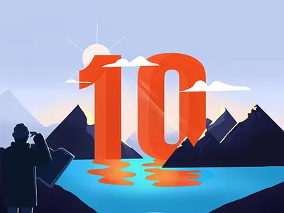 Landscape #10 illustration landscape landscape design procreate procreate art