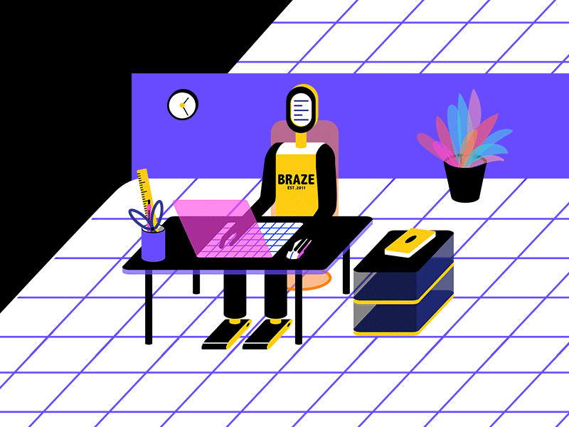 BrazeLifeBot 2.0 illustration vector