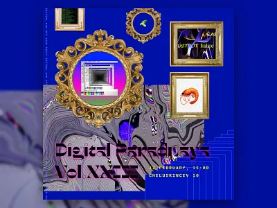 Digital Paradnaya Vol.XXIII collage design digital event figma party web