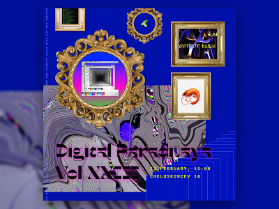 Digital Paradnaya Vol.XXIII collage design digital event figma party web