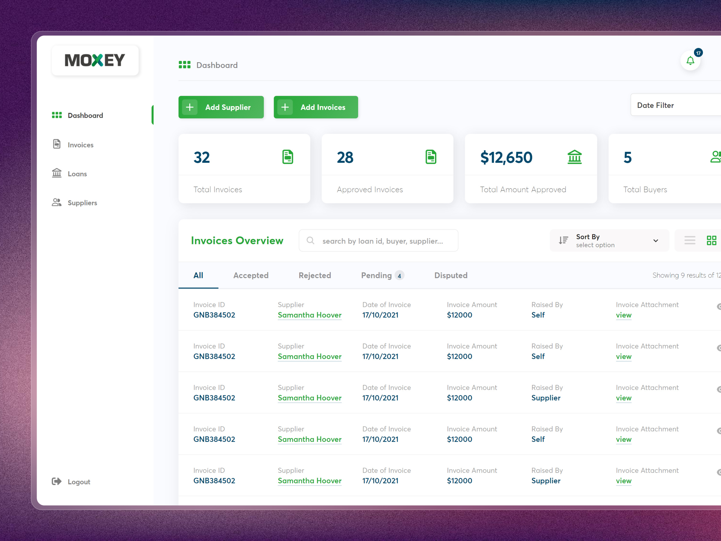 Example of Interface Design