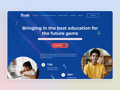 NNIIT admissions portal education education website next.js education platform public website responsive school website web applications web development