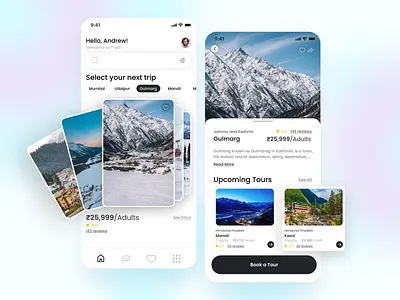 Tripo – Modern Travel Booking App UI ✈️🌍 android app appdesign bookingapp branding cleandesign colors design designinspiration graphic design ios iphone minimalui mobiledesign modern travel motion graphics travelapp trip planning ui ux