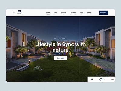 Speed Infra interface designs luxury design luxury real estate website next.js property site premium property showcase premium web development real estate responsive real estate website web applications