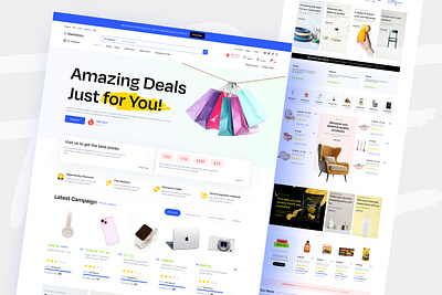 Marketory - Multivendor Ecommerce UI UX app design ecommerce design ecommerce website design ui design ui ux design user experience user interface web design website design website interface website ui ux