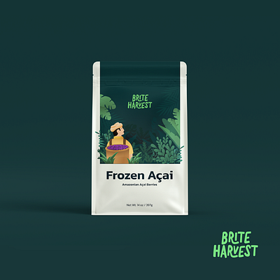 Food Brand Identity | Illustration | Package Design | Acai adobe cc food freelance designer hand drawn illustation illustrator mockup design nature photoshop vector