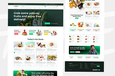 DailyCrave - Grocery Website UI UX Design ecommerce website grocery website online grocery website online shop ui design ui ux user experience user interface website design website ui ux