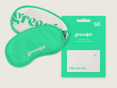 Greenjet branding cannabis cbd logo typography weed
