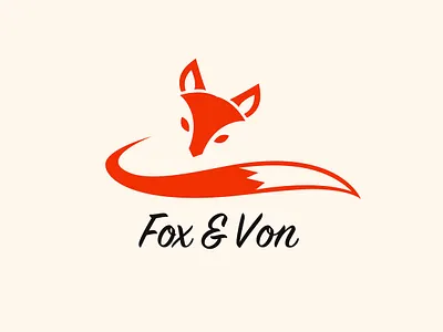 Fox & Von Logo branding logo