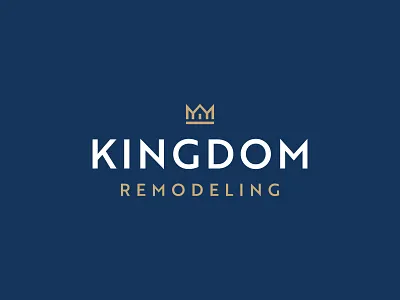 Kingdom Remodeling branding design logo typography