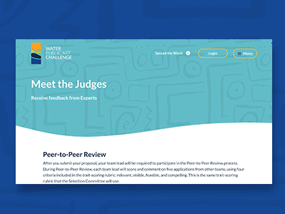 Judges design ui web design