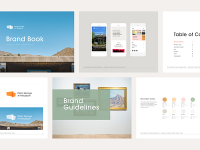 Palm Springs Art Museum Brand Guidelines brand brand guidelines branding design logo