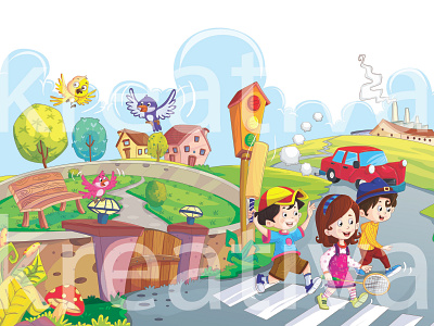 1green Park 2dcartoon animation branding childrensbookillustration design fun time graphic design illustration illustration art illustrationforkids logo motion graphics ui