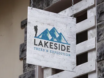 Trekking and Expeditions Company Logo Design branding clean colors design flat icon identity branding illustration logo minimal typography vector vibrant