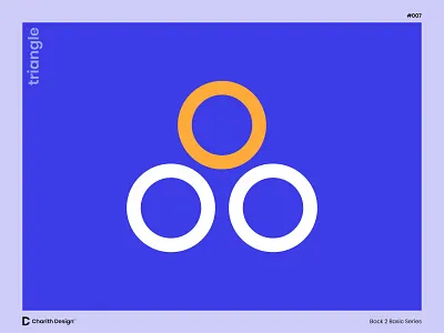 Triangle – Back 2 Basic Series 007- Charith Design™ blace brand designer branding charithdesign design flat helloblace icon illustration logo minimal theaspries theblace type typography vector
