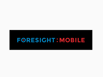 Foresight Mobile Logo Design brand styling branding design icon identity logo typography ui vector