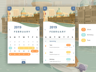 Design Exploration - February Almost Perfect design design exploration mobile app design ui uidesign uidesigner