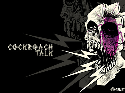 cockroach talk artwork illustration quote skeleton skull
