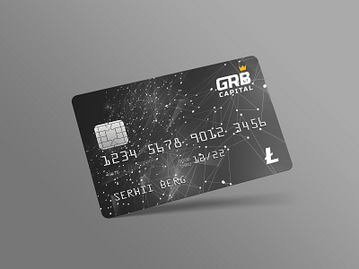 GRB Capital Litecoin Card bitcoin blockchain brand identity brand identity design branding branding design corporate identity corporate identity design credit card credit card design design ethereum graphic design graphicdesign litecoin