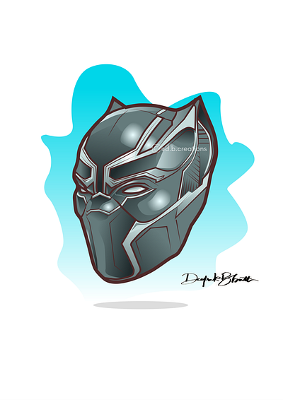 Black Panther Helmet blackpanther branding design digital 2d digitalart digitalartist drawing icon illustraion illustration illustrstor iron man logo ui ux vector vector art vector artwork vector artworks web