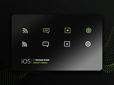 Chime icons chime dark green icons line icons minimal nasty green streamline ui ux