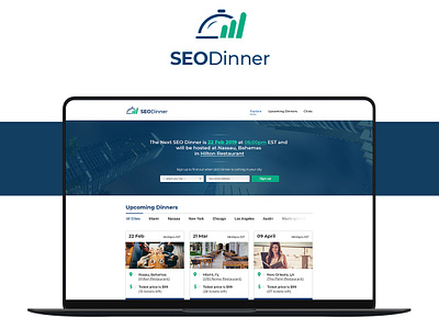 SEO Community Website Design – SEO Dinner creative photoshop premium seo seo agency seo company ui design ui design challenge ui designer uidesign ux design ux designer web design web design agency web design company