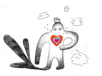 Thankfulness bursts grateful gratitude illustration love postcard thankful