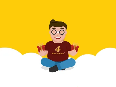 Prize Illustration branding cartoon cartoon character cartoon design character design design for website guy illustration person prizes vector