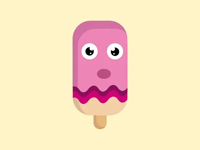 Ice Cream 2 design ice cream icon illustration illustrator logo minimal vector