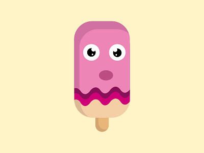 Ice Cream 2 design ice cream icon illustration illustrator logo minimal vector