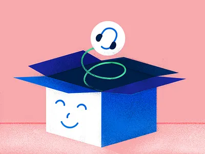 Out of the Box Omnichannel Support Ideas blog customer support editoral freshdesk freshworks helpdesk illustration omnichannel support out of the box