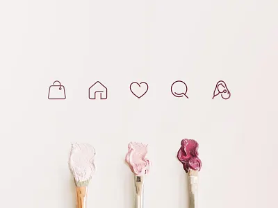 module Icons bag bangalore cart clean heart icon home icons india line icon mumbai search toolbar user women