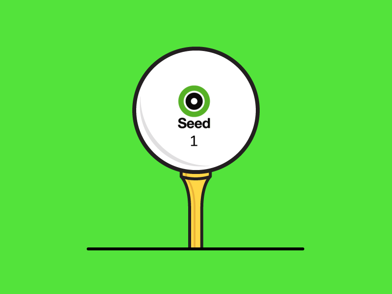 Seed Golf Ball ball club gif golf green spin sport tee