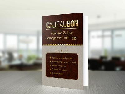Gift Voucher Design design gift gold graphic polygraphy voucher